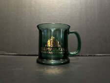 TRUMP PLAZA  ATlantic City Soft Violet Glass Mug Cup Gold Rim Lettering Culvers picture