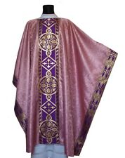 Rose Monastic Chasuble with stole MX013-R25 Casulla Rosa Casula Rosa Kasel picture