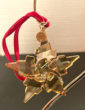 Swarovski Festive Annual Edition 2021 Christmas Ornament - Gold Tone picture