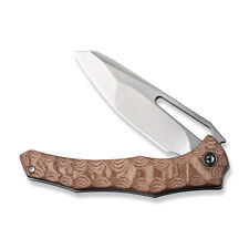 Civivi Knives Spiny Dogfish C22006-4 Brown Micarta 14C28N Pocket Knife Stainless picture