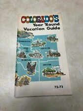 1972-73 Colorado Travel Vacation Guide picture