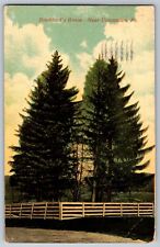 Uniontown, Pennsylvania PA - Braddock's Grave - Vintage Postcard - Posted 1913 picture