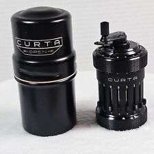 Curta Mechanical Calculator 1961 Type 1 Plus Instruction Manuals and Metal Can  picture