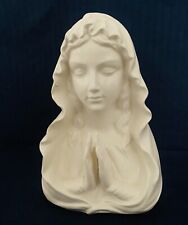 Vintage Praying Virgin Mother Mary Planter Ceramic Madonna Brinn’s Japan White picture