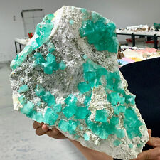22LB Rare transparent green cubic fluorite mineral crystal sample / China picture