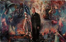 General Eisenhower Painting Hall of Presidents Gettysburg PA Postcard picture