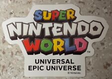 Universal Studios Epic Universe  Super Nintendo World Sticker picture