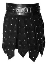Halloween Medieval Viking Knight waist Armor Leather black Corset Belt Costume picture