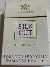 Vintage Silk Cut Ultra Low Filter Cigarette Cigarettes Cigarette Paper Box Empty picture