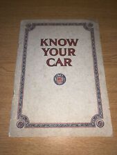 Socony Standard Oil Company Antique 1927 Know Your Car -booklet- Fragile picture