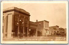 Vtg Lidgerwood North Dakota ND Main Street View Horse Wagon 1910s RPPC Postcard picture