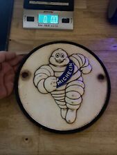Michelin Man Tire Sign Plaque Cast Iron Patina Goodyear Harley Tires Collector picture