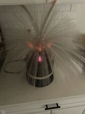 VINTAGE 70s FIBER OPTIC COLOR CHANGING Dome LAMP FireWORKS Retro picture