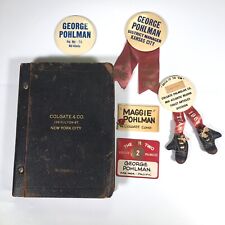 Antique Vintage Colgate Palmolive Catalog Pin Ephemera Lot Advertisement Ad Junk picture
