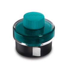 Lamy Bottled Ink for Fountain Pens in Turmaline Blue with Blotting Paper - 50 mL picture