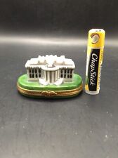 Limoges Peint Main White House Limited Edition 79/750 Trinket Box  picture