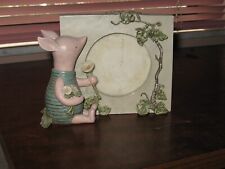 Vintage very heavy Piglet picture frame 5
