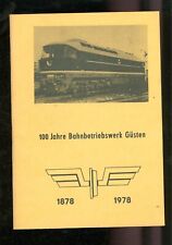 100 years railway plant Güsten 1878-1978 -F002A+ picture