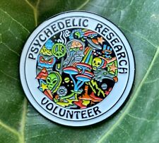 Psychedelic Research Volunteer Pin picture