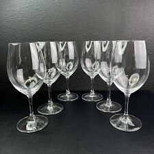 Vintage RIEDEL Ouverture Red Wine Crystal Glass Glasses Stemmed NEW set of 6 picture