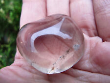 Smokey Quartz Palm Stone Pale Oval Healing Crystal Natural Polished stop stress picture