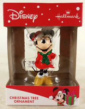 Disney Minnie Mouse Green Glitter Scarf Christmas Tree Ornament 2020 Hallmark picture
