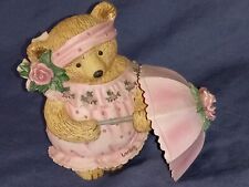 Mary, the Ceramic Bear With a Pink Umbrella picture