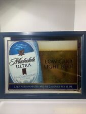 Michelob Ultra Advertising Mirror Low Carbs Light Beer 26” picture