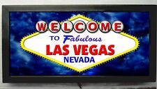 LED LIGHTED WELCOME TO FABULOUS LAS VEGAS SIGN CASINO SLOTS GAMBLING SIGN picture
