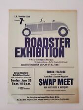LA Roadster Show & Swap Meet Poster  7th  10 x 13 1/2  picture