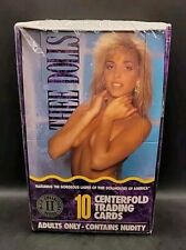 1993 Thee Dolls Series 2 Sealed Box of 30 Packs Centerfold Trading Cards Vintage picture