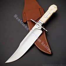 Custom Made Hand Forged 5160 Spring Steel Satin Finished American Dogbone BOWIE picture