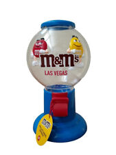 M&M's Pull Lever Candy Dispenser - Clear Globe with Red and Yellow Waving picture