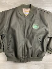 Macanudo wool Men’s Size XL Bomber Lined Vintage Green picture