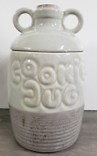 McCoy Pottery Rustic Gray Moonshine COOKIE Jug Jar VINTAGE picture