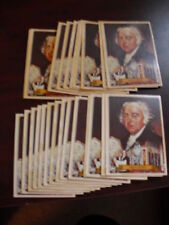 Lot of 26 1976 Rainbo John Adams President Cards picture