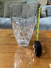 Leaded Crystal Vase from Yugoslavia, 26% Lead, 8 in. tall, approx 5.5 in. wide picture
