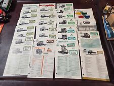 28 1960's To 1970's  Mack Trucks Brochure & Specifications Sheet  picture