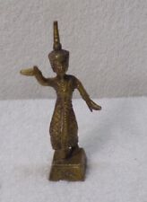 Vintage Brass Egyptian Dancing Servent Figurine 8