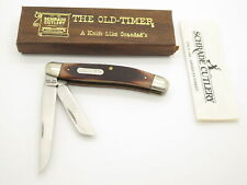Vtg 1980s Schrade USA 93OT Wrangler Old Timer Folding 2 Blade Pocket Jack Knife picture