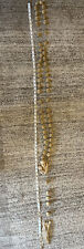 Antique Hand Carved Resin Rosary 67” Rosary Beads From Italy Roman catholic picture