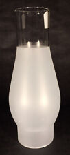 2 5/8 X 8 1/2 inch Kerosene Oil Lamp Frosted Glass Chimney for Rayo or CD Burner picture