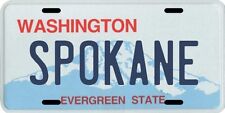Spokane Washington State Aluminum WA License Plate  picture