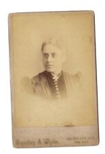 c1880s African American Woman Elegant New York NY Black Americana Cabinet Card picture