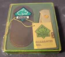 PUMA Knife Germany 1986 730 Four Star Lockback Stainless Steel Handle Blade picture