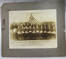 Antique 1916 Masonic Cabinet Photograph F. &. A.M. Everett Lodge #137 Tacoma WA picture