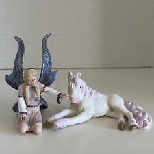 Schleich Bayala Fairy Lindariel & Unicorn Baby Foal Fantasy Figures Set Damaged picture
