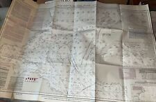 Vintage 1946 Hydrographic US Navy Pilot Chart / Map of North Atlantic Ocean - picture