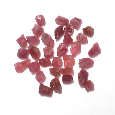Excellent Pink Tourmaline Raw 32 Piece Size 6-10 MM Tourmaline Rough Jewelry picture