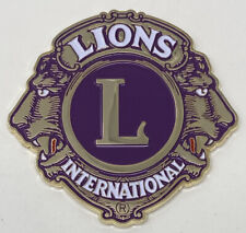 Lions Club International 3 Inch Metal Car Decal picture